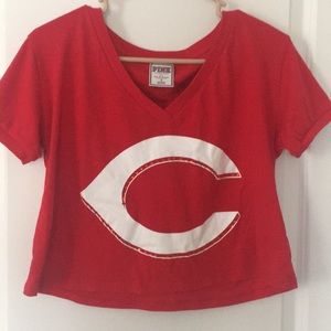 Victoria’s Secret Pink Cincinnati Reds crop top